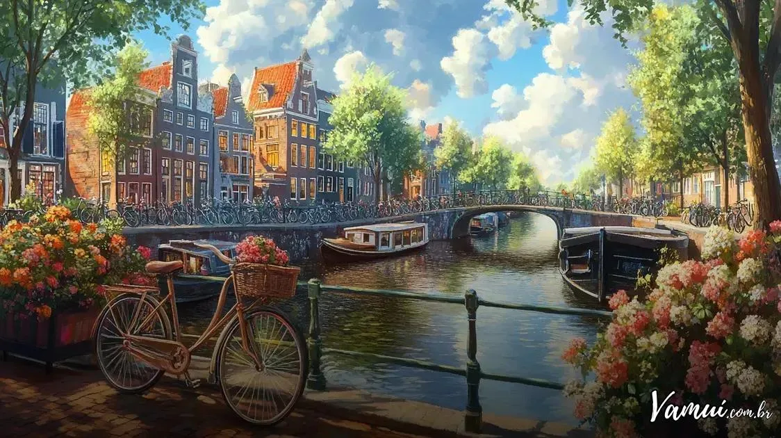 Amsterdã: Canais e Bicicletas