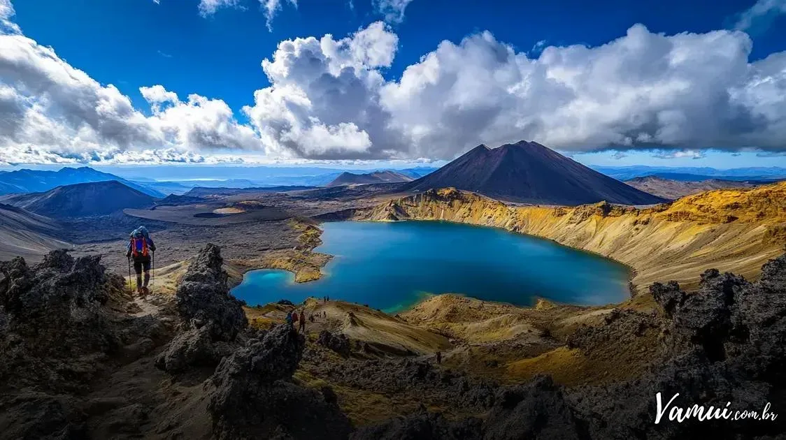 Aventura nas Montanhas: Tongariro Alpine Crossing