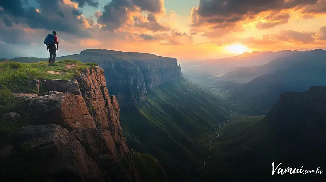 Caminhadas nas Montanhas Drakensberg: Desafios e Belezas